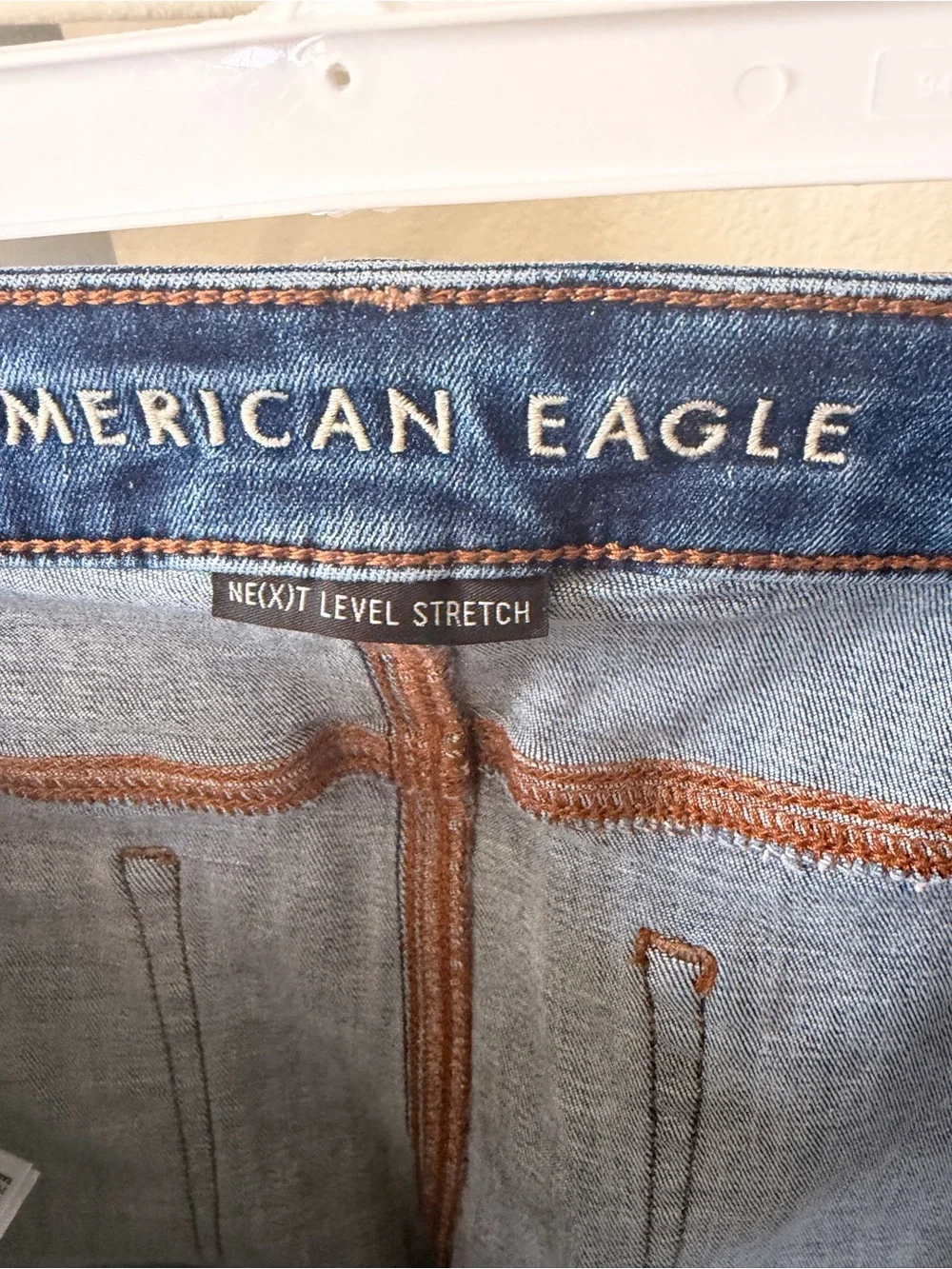 🦅 American Eagle Next Level Stretch Cutoff Denim Shorts Size 12